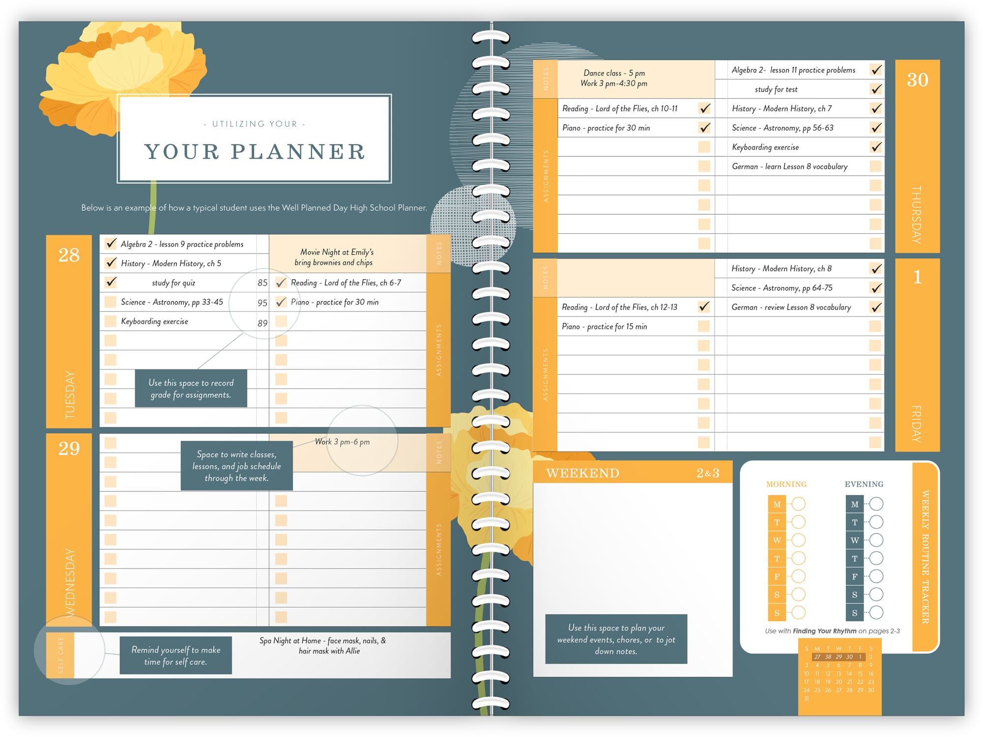 Well Planned Gal High School Planers 20222023 Planners Well