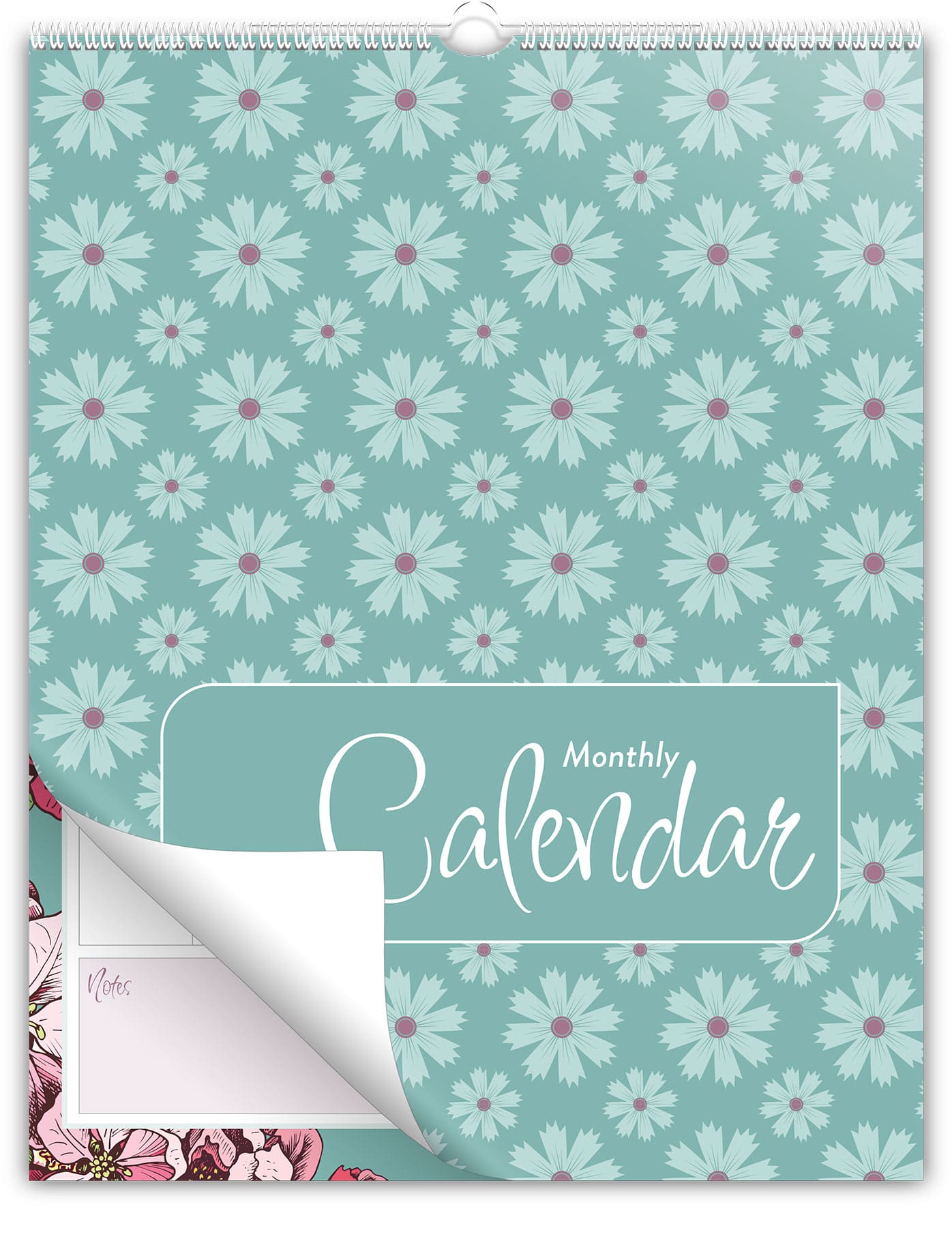 Well Planned Gal Calendars Monthly Planning Apple Blossom THEME
